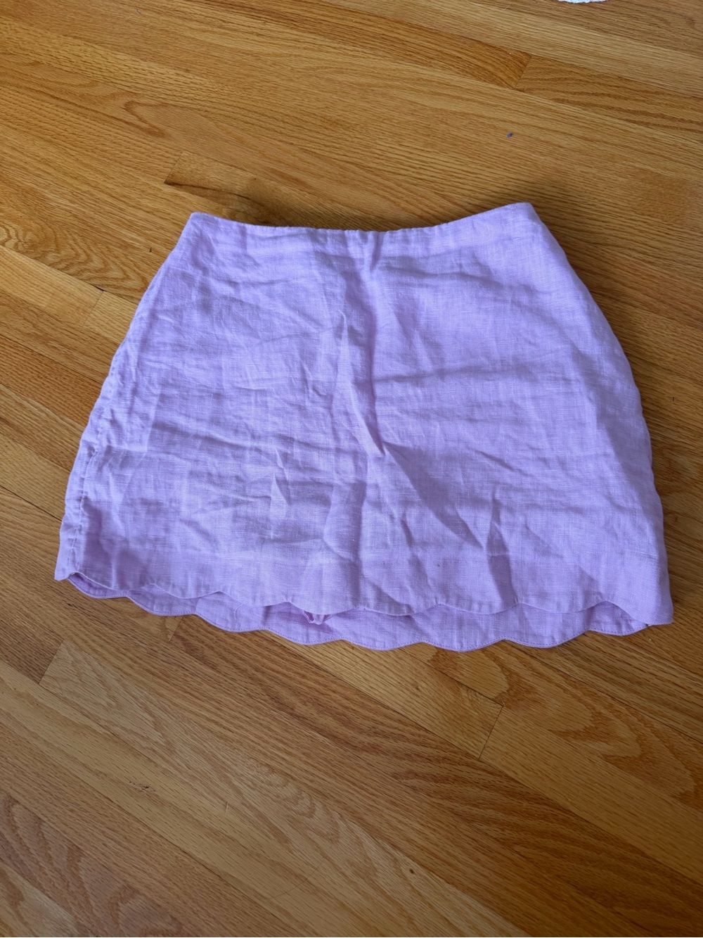 Women’s Lavender Scallop-Trim Matching Set - Picture 9 of 12